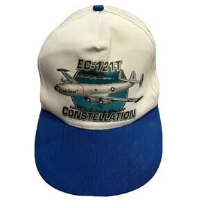 Vtg KC EC-121T Warning Star Constellation US Air Force Adjustable Snapback Hat